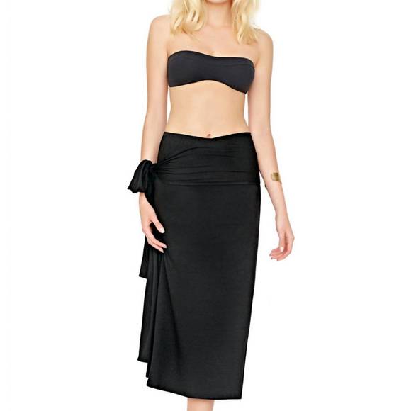 NEW GOTTEX lattice beach dress in got lattice black - Picture 2 of 3